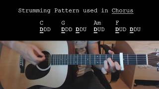 Video thumbnail of "Kygo & Imagine Dragons - Born To Be Yours EASY Guitar Tutorial With Chords/Lyrics"