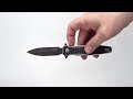 Video: มีดพับ Kershaw Decimus A/O Frame Lock Knife Black GFN (3.25" Blackwash),1559