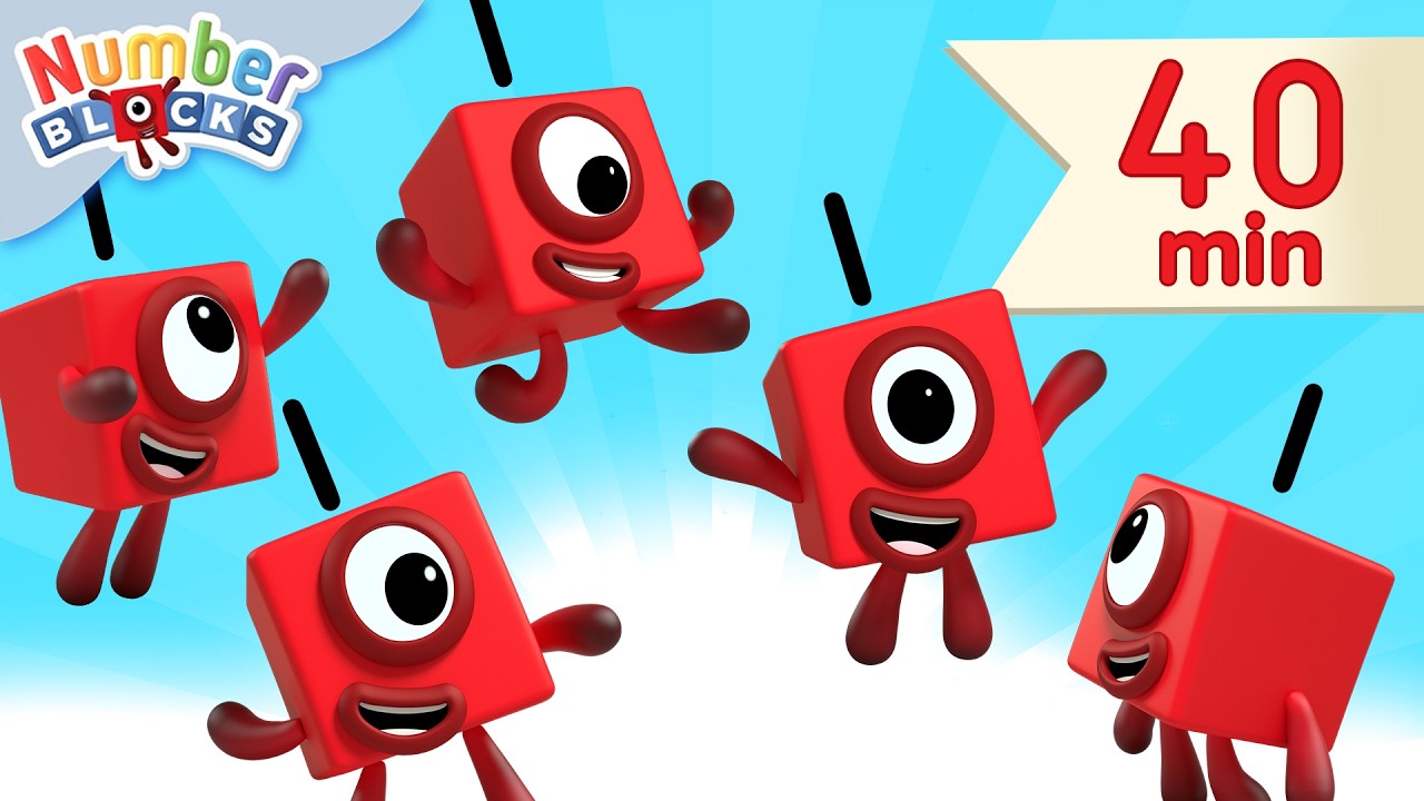 المغامرة الخيالية لنمبر بلوك واحد | تعلّم العد للأطفال | كرتون الأرقام | نامربلوكس