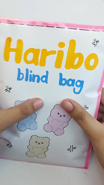 Haribo Bind Bag Unboxing #diy #blindbag #unboxing #blindbox #haribo #gummybear