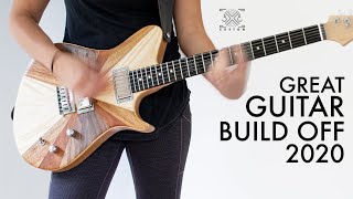 Great Guitar Build Off 2020 Entry - Sunburst Veneer Experiment