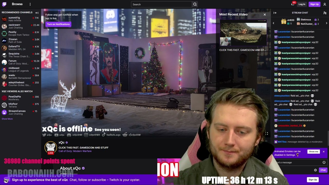 24/7 Reacting to XQC Streams (Totally Fair-Use) Run by AI - Rewards Enabled - 20 (Part 3/4)