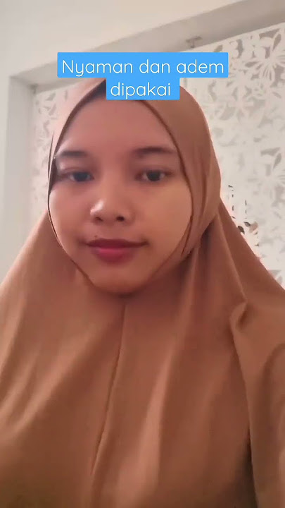 hijab instan untuk muka bulat 😍