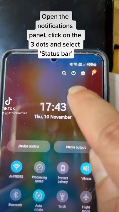Android: Customise status bar