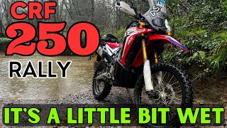 HONDA | CRF250 RALLY | it’s a little bit wet