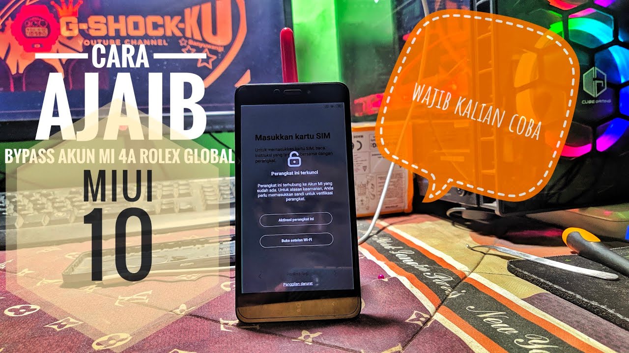 Cara Hapus Mi Account Micloud Mi 4a Yang Bandel Youtube