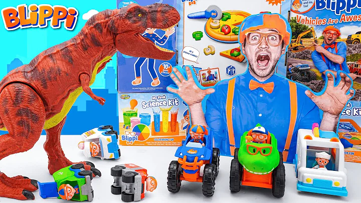 60 Minutes Satisfying with Unboxing Blippi Dinosaur Playground Toys Collection ASMR | Review Toys