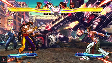 Street Fighter x Tekken Gameplay - Vega & Guile VS Christie & Lars #tekken #streetfighter #gaming