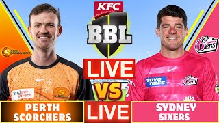 🔴BBL Live: Perth Scorchers vs Sydney Sixers | Live Cricket Match Today | Big Bash League 2025-26 screenshot 5