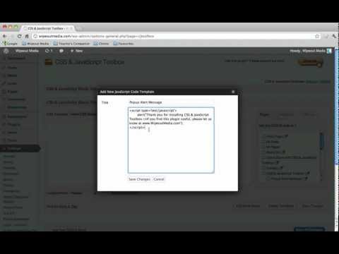 Popup Alert Message