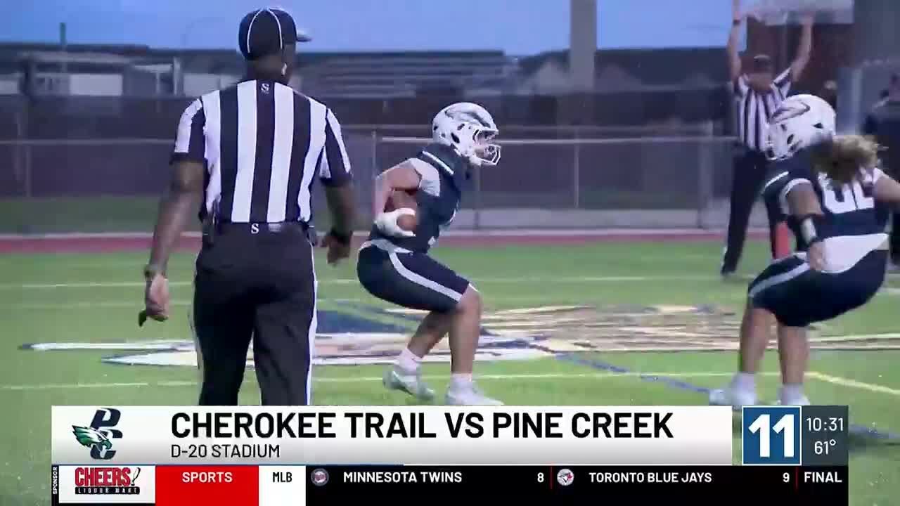 Pine Creek football highlights vs. Cherokee Trail