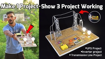 Electrical Major Project Ideas for Engineering Students | Inverter Project | UPS Project #project