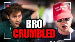 MAGA Supporter STRUGGLES to Defend Trump’s Crimes