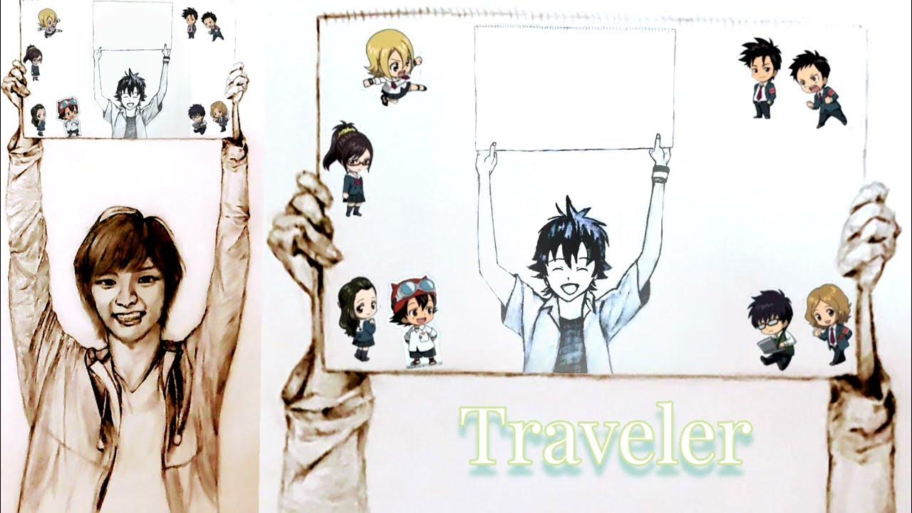 アニメ「SKET DANCE」のThe Sketchbookの曲とボーカルとボッスン描いた♪これ洗礼シリーズ(第12弾)やから!『週刊少年