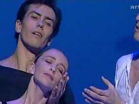 This is the Hamburg Ballet dancing John Neumeier's Death in Venice. In this clip, Gustav von Aschenbach (Lloyd Riggins), inspired by Tadzio's beauty, choreographs a duet. His concepts are portrayed by Alexandre Riabko and Silvia Azzoni. Truly a wonderful, moving ballet.