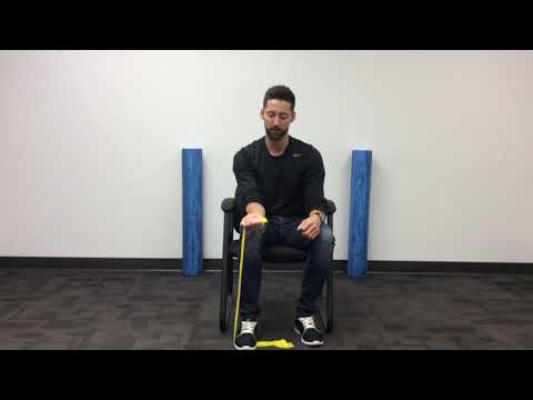 #86 - Eccentric Wrist Flexion with a Elastic Resistance Band