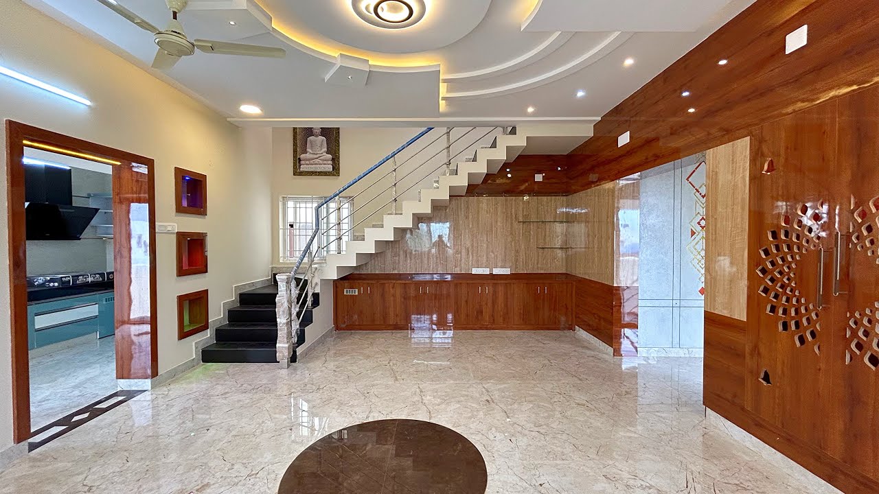 2.75 சென்ட்டில் இவ்வளவு பெரிய 3BHK வீடா🤩 Duplex Semifurnished House @ Saravanampatti | Epi-1046