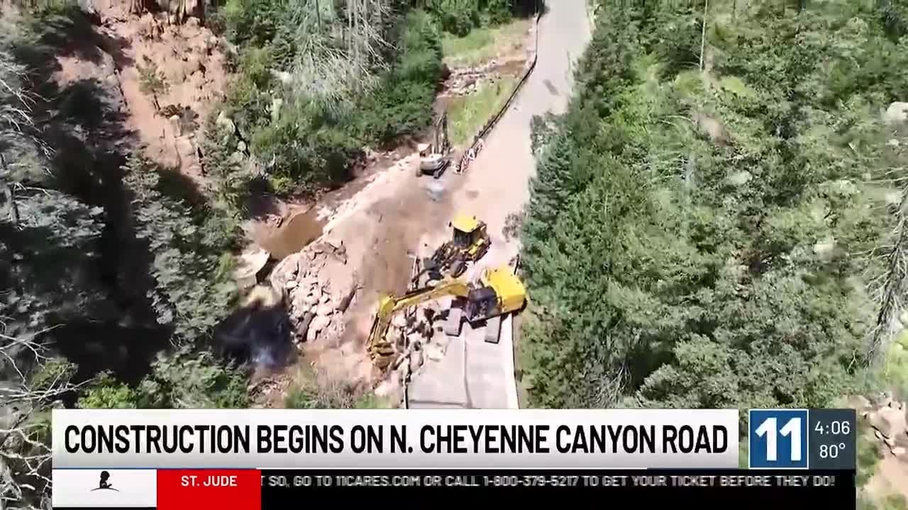 North Cheyenne Canyon Road expected to reopen in July