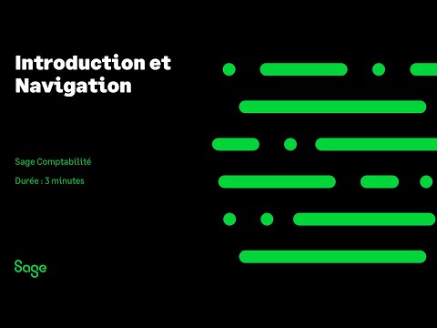 Sage Comptabilité - Introduction et Navigation (Canada)