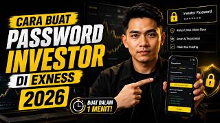 Cara Membuat Password Investor Exness 2026 | Tutorial Lengkap & Cepat