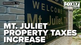Mt. Juliet approves property tax increase as city leaders cite infrastructure needs