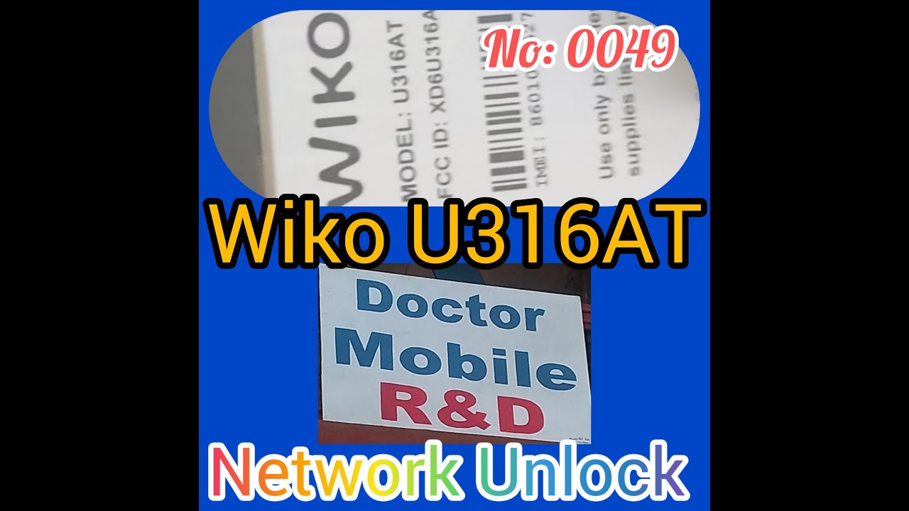 Wiko U316AT Network Unlock Easy Way - YouTube