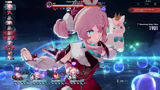 [v4.3] E2S1 Evernight, E0 Cyrene, E1 Tribbie, E0S1 Hyacine vs. AS4 Flame Reaver [3710 Final Score]