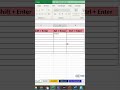 How to use shortcuts with Enter Key on Excel. Join our Excel training course today#ComputerInstitute