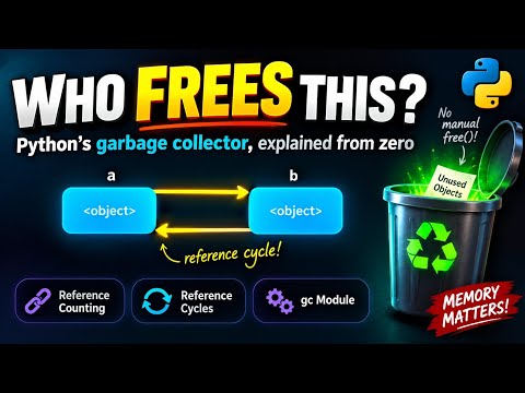 How Python Garbage Collection REALLY Works 🐍🗑️