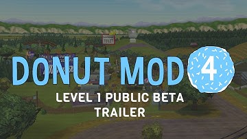 Donut Mod: Level 1 Public Beta Release Trailer (The Simpsons Hit & Run Mod)
