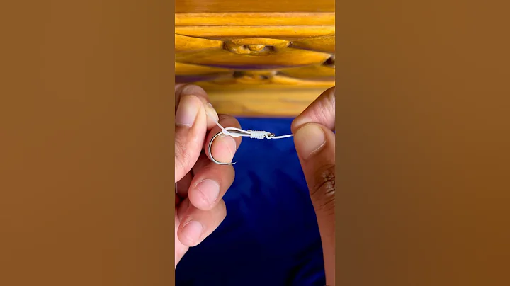 Palomar Knot || Quick Tutorial on How to Tie This Strong Knot #knot #hook #reels #shorts #fishing