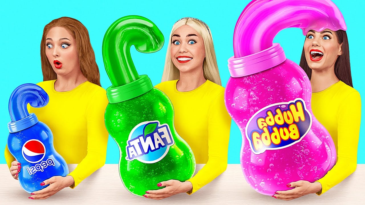 Большая, Средняя или Маленькая Тарелка Челлендж | Фантастические Лайфхаки с Едой Mega DO Challenge