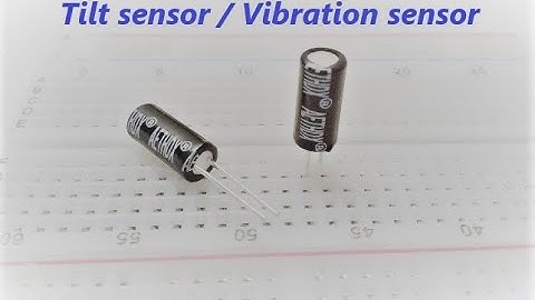 Tilt and vibration sensor