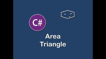 area of triangle in c#