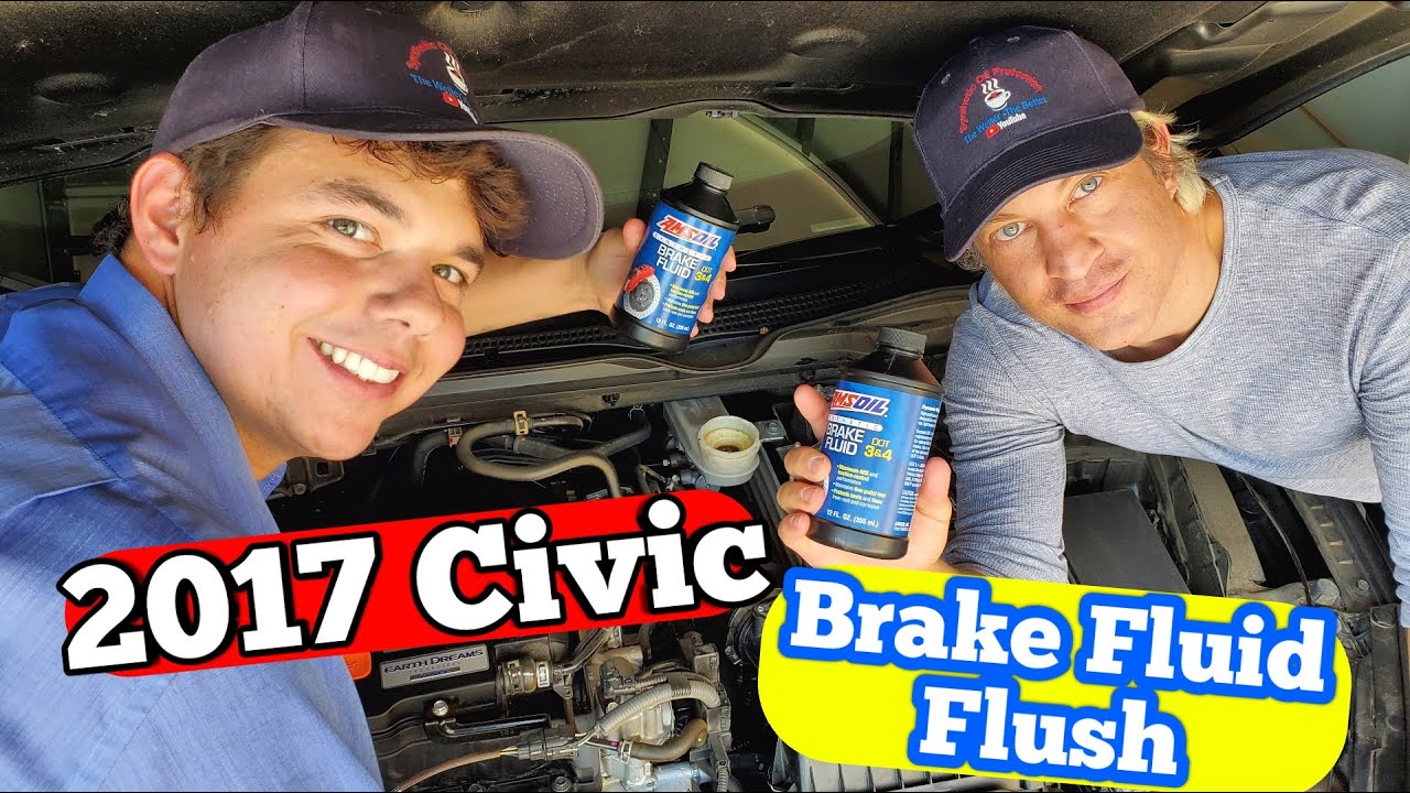 2017 Honda Civic AMSOIL Brake Fluid Flush - YouTube