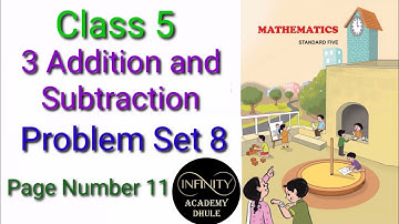 Problem Set 8 I 3 Addition and Subtraction six-digit seven-digit numbersI 5th Math Chapter 3 C3P3