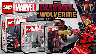 I Built 3 BRAND NEW LEGO DEADPOOL & WOLVERINE CUSTOM SETS!  (NO SPOILERS!)