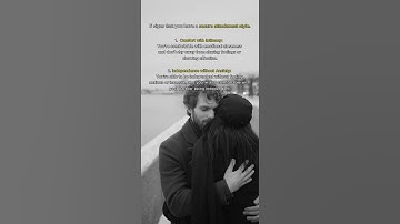 5 Signs You Have a Secure Attachment Style #attachment #psychology #youtubeshorts