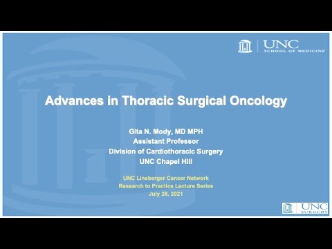 Thoracic Surgical Oncology - G. Mody - 20210728
