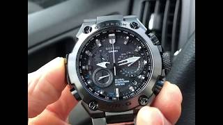 Casio G-Shock MRG-G1000B GPS time sync