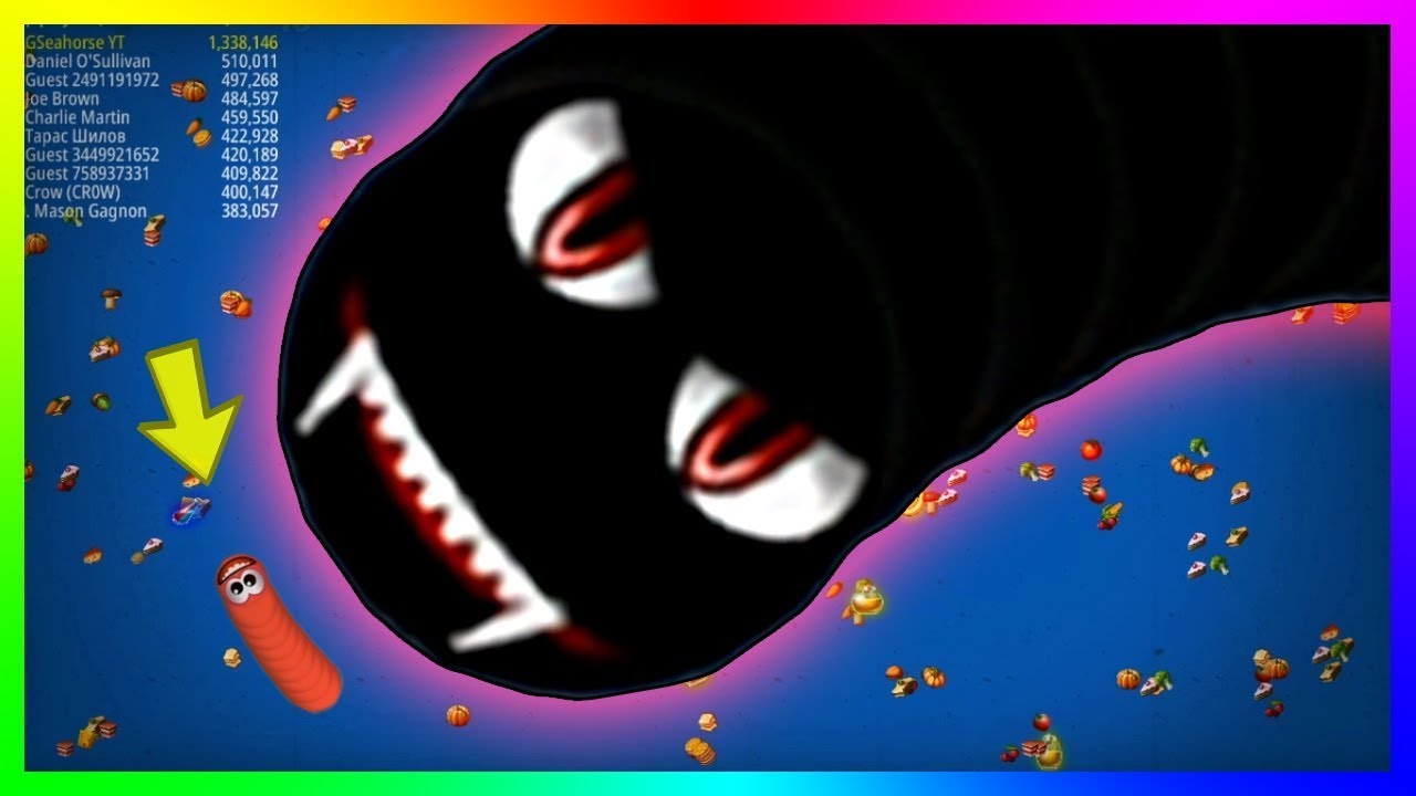 WormsZone.io / 02 game rắn phàm ăn vui nhộn || Trần Hùng 83