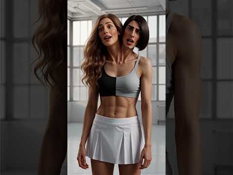 فيديو خيالي مولد بالذكاء الاصطناعي لتوأم ملتصق في موقف طريف ومحرج في نفس الوقت 