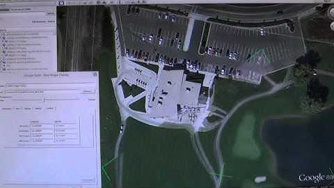 laying a drone image on Google Earth