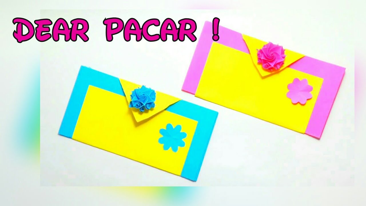 Cara Membuat Origami  Surat Dengan Bunga Lucu Buat  Pacar  