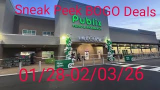 Publix Sneak Peek BOGO Deals - 26 Threshold deals Another good week