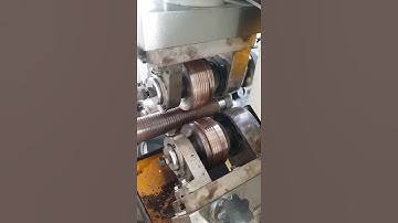 3 Axis thread rolling machine for making screws, rebars, threaded pipes, etc