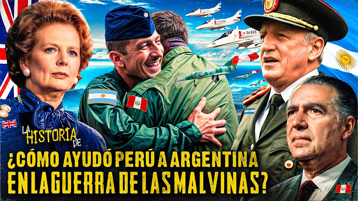 EL ARRIESGADO APOYO DE PERÚ a ARGENTINA 🤝 en la GUERRA DE LAS MALVINAS ✍️✈️