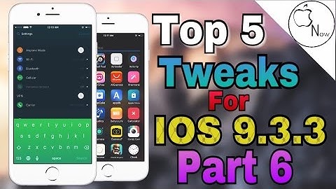 Top 5 Cydia Tweaks For IOS 9.3.3 Jailbreak  Pangu IOS 10 iPhone 7 Music Vevo Unbox Therapy mine