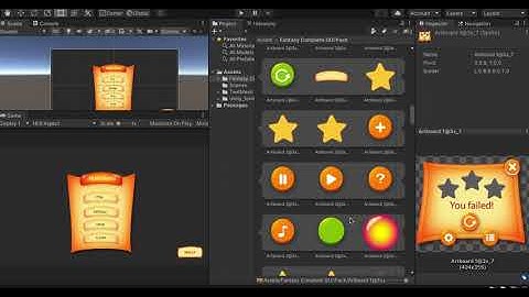 Fantasy complete GUI Pack available on Unity Asset Store | Game GUI Pack | Game UI Kit