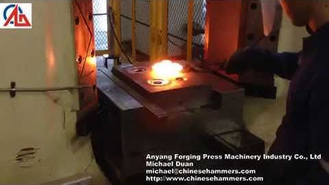 CNC Forging Hammer working in Japan Nissin company, linear hammers